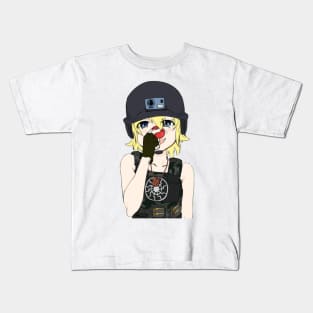 Brenton Tarrant Anime Girl design Kids T-Shirt
